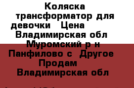 Коляска трансформатор для девочки › Цена ­ 2 000 - Владимирская обл., Муромский р-н, Панфилово с. Другое » Продам   . Владимирская обл.